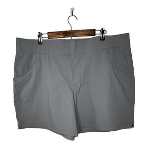 Columbia Womens Anytime Casual Short Gray Size 2X